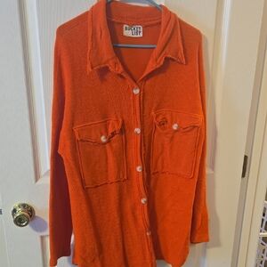BUCKETLIST Bright Orange Top